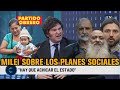 MILEI SOBRE LOS PLANES SOCIALES - Javier Milei con Luis Majul 3/4/2022