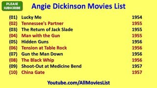 angie dickinson movies list