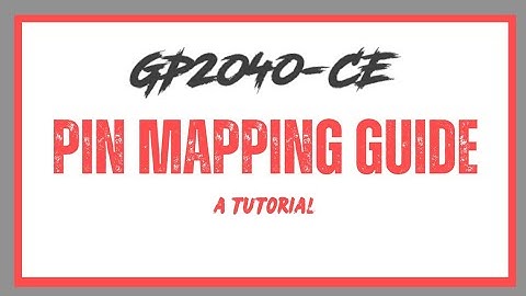 Pin Mapping Guide on GP2040CE