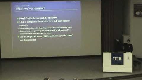 FOSDEM 2005  Copyright