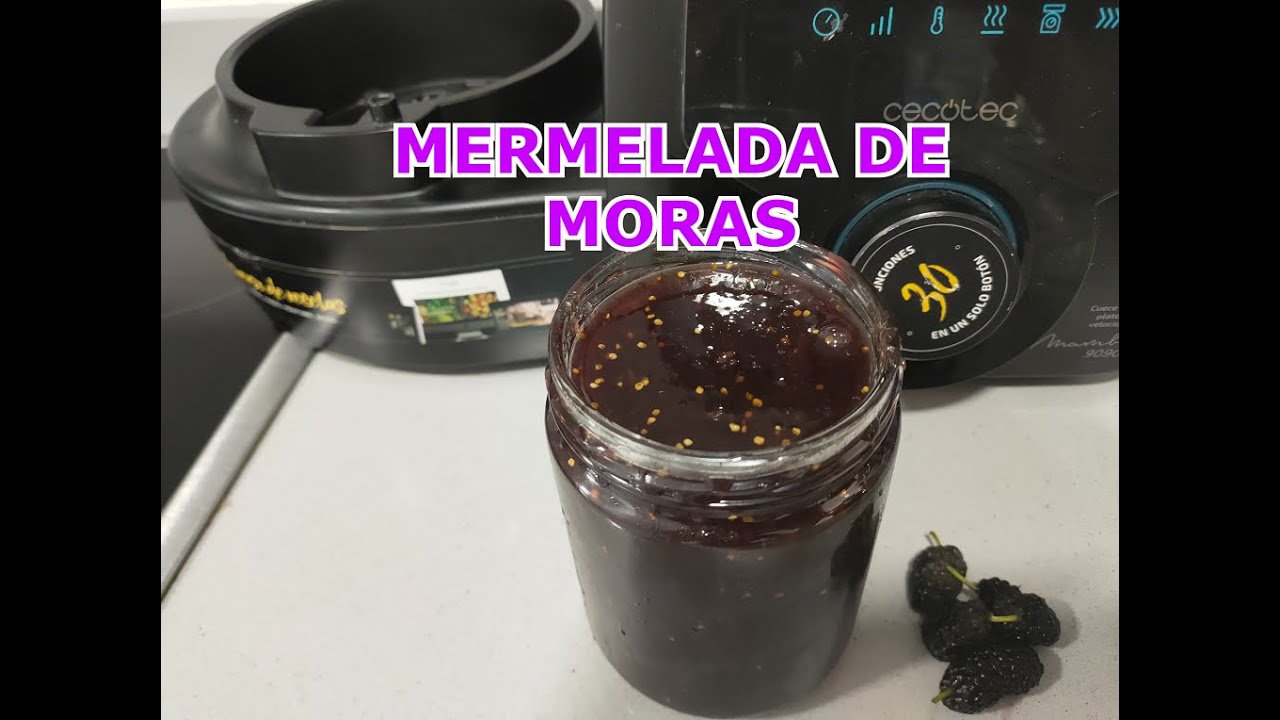 MERMELADA DE MORAS CON ROBOT MAMBO CECOTEC 🍇 RECETA PASO A PASO