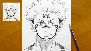 How to Draw Ryomen Sukuna Step by Step || Jujutsu Kaisen Drawing Tutorial