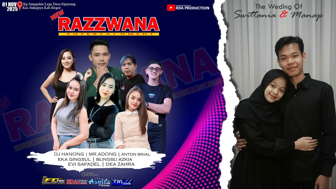 🔴 LIVE STREAMING NEW RAZWANA ENTERTAINMENT THE WEDDING OF SWITANIA ...
