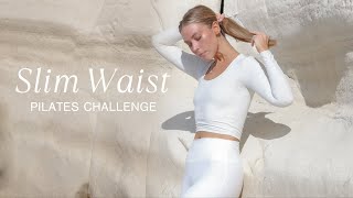 5 MIN WAIST SLIMMING PILATES | 7 Day Pilates Challenge | Workout 6