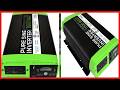 GoWISE Power 1000W Continuous 2000W Surge Peak Power Pure Sine Wave Inverter wDigital LCD Display,
