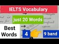 IELTS Vocabulary for 9 Band // ielts vocabulary for writing task 2 // ielts Reading Synonyms
