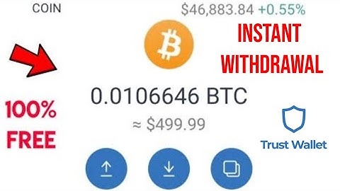 how to withdraw 0.001 btc and get $3 for free everyday,Trust wallet