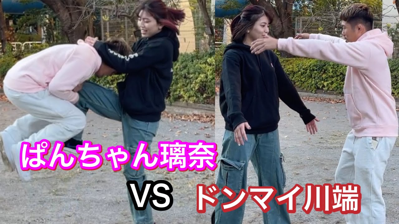 絶対に首相撲＆膝￼したい女 VS 絶対ハグしたい男