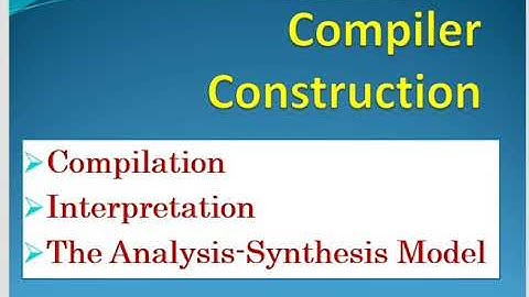 Analysis - Synthesis Model | Compiler Construction | M Ikram Ul Haq