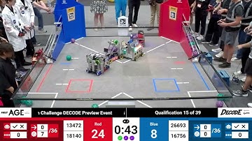 Qualification 15 - 2025 FTC FIRST Tech Challenge DECODE Preview Event