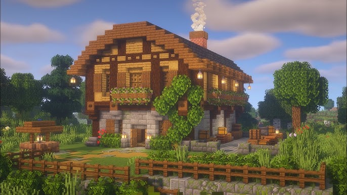 the-yumness: “A simple but nice wooden Minecraft house. Check out