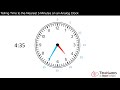 Understanding Analogue Clocks