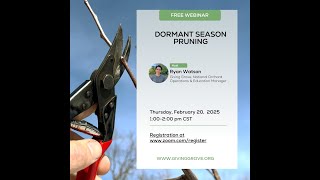 Dormant Season Fruit Tree Pruning