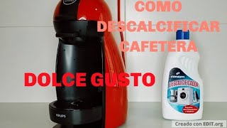 Como descalcificar cafetera Dolce Gusto. A prueba cápsula