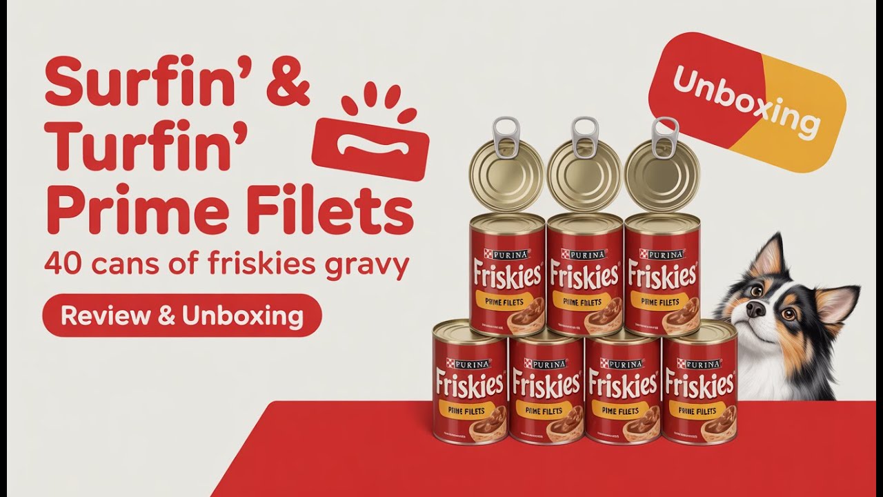 Surfin’ & Turfin’ Prime Filets: 40 Cans of Purina Friskies Gravy Wow! | Review & Unboxing