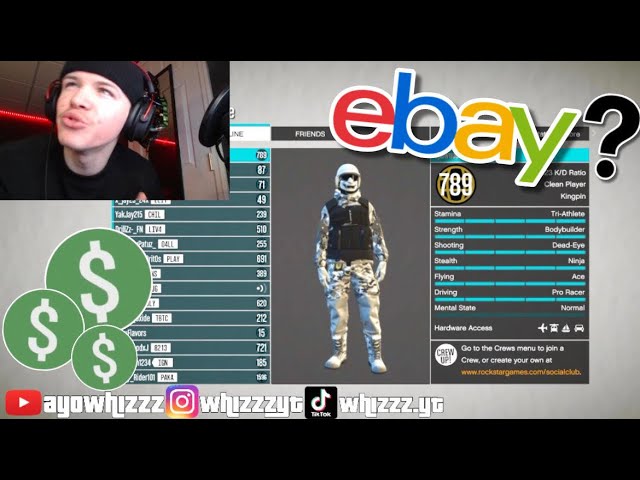 dybtgående London Garanti I Tried Buying a Modded Account off EBAY for GTA Online... (is it actually  possible?) - YouTube