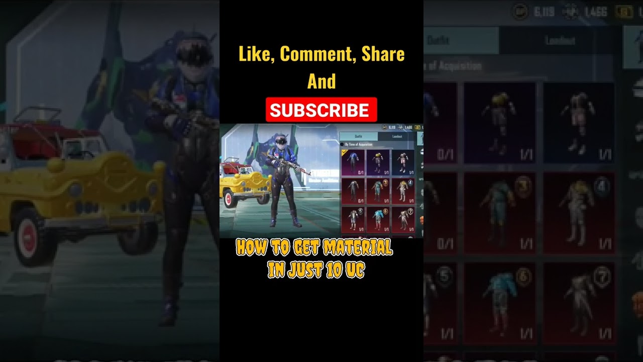 Got Material In 10 UC Spin | Bgmi Shorts | Nagalu X Gaming 