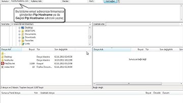 Filezilla Ftp Programı Kullanımı