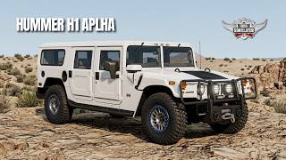Hummer H1 Alpha Mod for Bus Simulator Indonesia | Bussid Off Road SUV Gameplay & Link screenshot 1