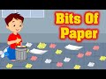 Bits of paper | English Rhyme | Elearning studio | educational video for kids