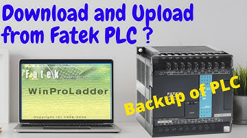 How to Upload and Download project in FATEK PLC FBS using WinProladder || Take backup of FATEK PLC