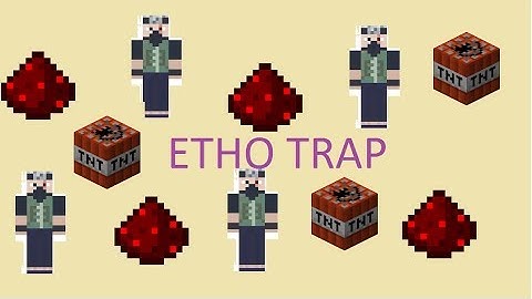 Etho Style Redstone Trap- Easy Trap For Walls, Hunger Games etc.