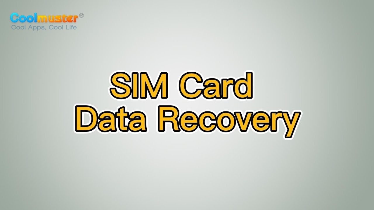 How to Retrieve Data from SIM Card? [Solved] - YouTube