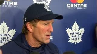 Maple Leafs Practice: Mike Babcock - October 13, 2016