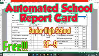 Free Automated School Report Card | SHS -SF9 screenshot 4