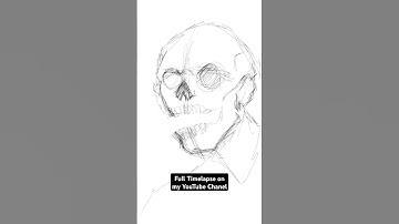 Time-lapse: Zombie Concept Art in Procreate short 1 #shorts