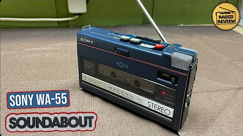Sony WA-55 Portable Radio Cassette-Corder  ||  Radio Review