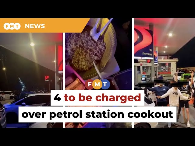 4 to be charged tomorrow over Genting petrol station cookout class=