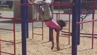 School Monkey Bar Fun