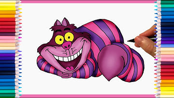 How to Draw Cheshire Cat | step by step