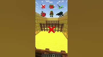 Minecraft Mobs VS Jump Height #minecraft #minecraftshorts