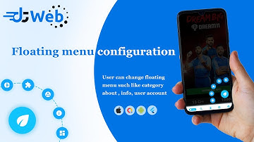 5. How to Floating menu configuration - DTWeb Convert Website to a Flutter App