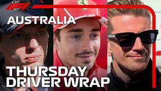 “The Atmosphere Is Fantastic!” | The Drivers Chat Ahead Of Race Weekend | 2024 Australian Grand Prix
