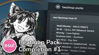 I'd like to return to the classics... (osu! Beatmap Pack Completion 1)