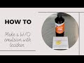 How to make a W/O Emulsion using Lecithin // Step by Step Tutorial