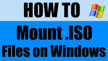 How to Mount an .ISO file as a drive on Windows