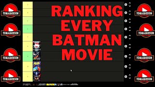 Ranking Every Major Batman Film!! (Tierlist)