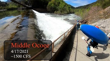 Middle Ocoee Whitewater Kayaking - 2nd run