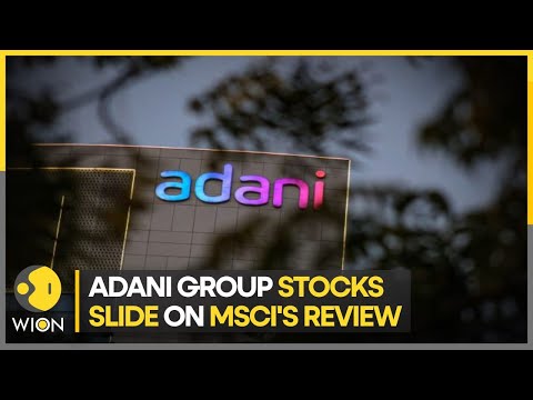 India: Adani group stocks slide on MSCI's review | Latest News | WION |