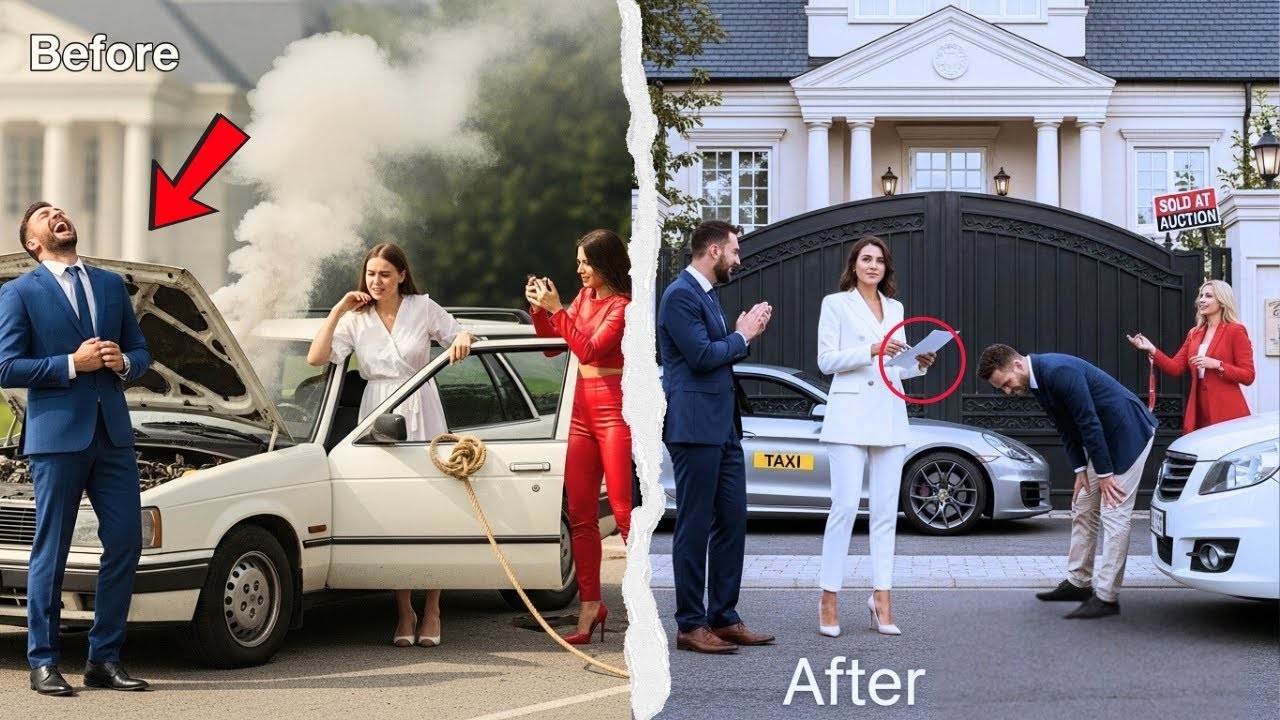 Ex Husband Laughed at Poor Ex Wife's Car — She Bought His Mansion When Bank Foreclosed!