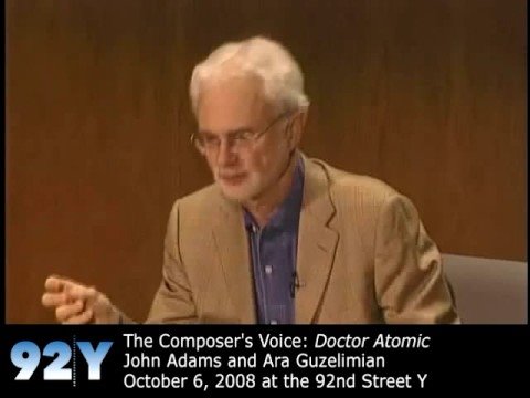 John Adams and Ara Guzelimian on Doctor Atomic