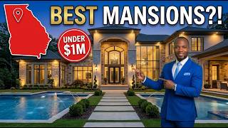 🏡 Atlanta Mansions Under $1M | To 10 Georgia  Luxury Home Tours 🔥