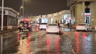أُمطرت سيدة المدن أمطار المدينة المنورة أجمل جولة مسائية في شوارع المدينة