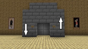 How To Make A Elevator In Minecraft Easy Tutorial
