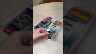 Make an emergency kit with me!🆘🩹⛑️ #emergency #emergencykit #bandaids #asmr #packwithme #travel