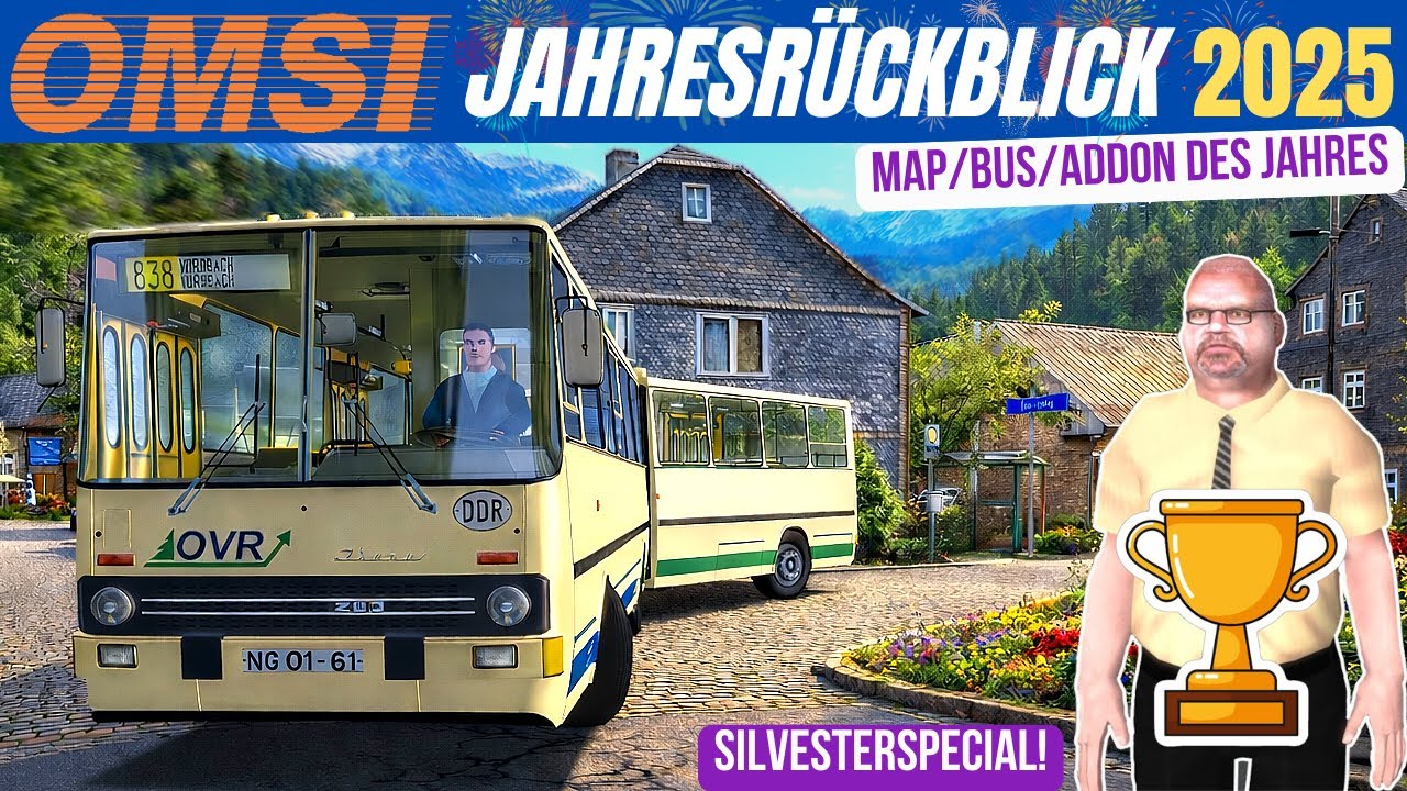 OMSI 2 🚌 - MAP/BUS/ADDON DES JAHRES 2025 🏆: Silvesterspecial 🎆 - Let's Play Omsi 2 [#1017]